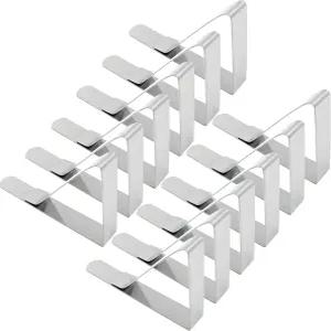 라토멕스 식탁보 클립 홈 파티 및 피크닉용 초대형 식탁 커버 천 클램프 12개 세트(최대 2.7인치)