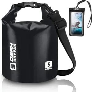 방수 드라이백 여성 및 남성용 휴대폰 케이스 포함 5L/10L/20L/30L/40L 롤탑 경량 보관 백팩 여행 수영