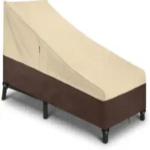 아르세도 방수 파티오 체이스 라운지 커버 야외 가구용 헤비 듀티 의자 겨울철 수영장 보호 80인치 L x