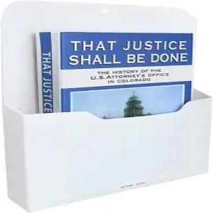 마르브라스 마그네틱 파일 홀더 - 종이 포켓 정리함 사무용품 노트북 플래너 편지용 보관 우편 (1팩)