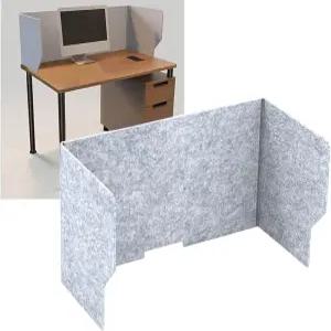 휴대용 책상 칸막이 - 개인정보 보호 및 사운드 흡수를 위한 음향 파티션 패널 사무실 컴퓨터 실험실