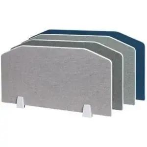 음향 책상 칸막이 스탠드업 클램프가 있는 프라이버시 패널 사무실용 소음 감소 그레이 A 60x30cm 집중력