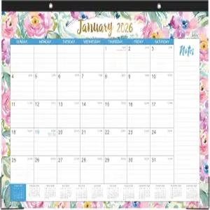 2026 데스크 캘린더 - 2026년 1월 12월 12개월 대형 월간 17 x 12 패드 룰드 블록 할 일 목록 및 메모 기획