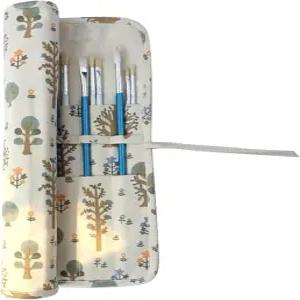 재미있는 페인트 브러시 홀더 보관 20 슬롯 아트 롤 캔버스 파우치 아티스트 롤업 백 케이스 보관용 수채화