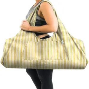 요기이 요가 매트 가방 오리지널 토트프로 큰 또는 사이드 포켓이 있는 캐리어 대부분의 사이즈 매트에