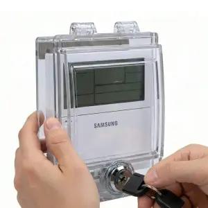 시스템 에어컨 리모컨 온도조절기 잠금 케이스 커버