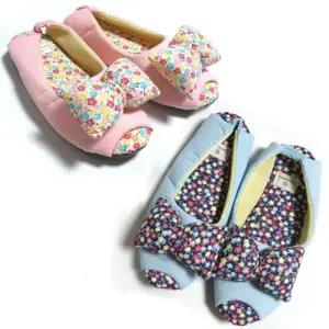 리본 LU914596 거실화 슬리퍼 덧신슬리퍼 여성슬리퍼 덧신 통통