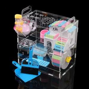 [골드스마일]DIY 아크릴 햄스터 케이지 풀세트 햄스터2층집 햄스터