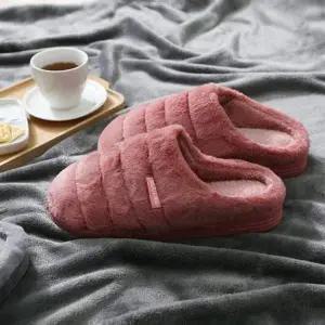 사무실 DV223236 학교 홈 겨울 극세사 보온 쿠션 슬리퍼 Office