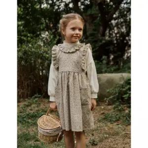 매장정품 BACHACHA 데이지 프릴 버튼 원피스 리넨가든