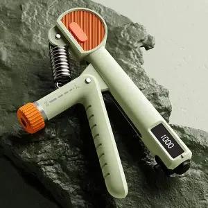 파워풀 강도조절 카운트 악력기 그린 손운동 완력기