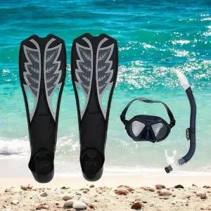 언더워터 다이빙마스크 롱핀 오리발 스노클링 세트 스