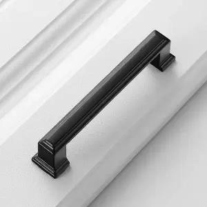 [콩심팥심]모던시크 2구 화장대 블랙 가구손잡이 4p 서랍문고리