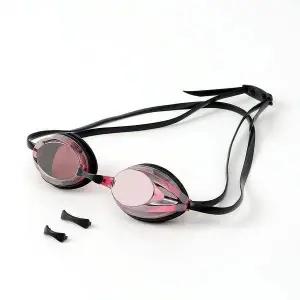 익스펜더 미러코팅 물안경 레드 안티포그 수경 수영장