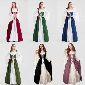 [콩심팥심]ToB 레트로 중세시대 알프스소녀 스트랩 드레스(6color) 졸업사진대여