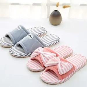 콧수염 QH675236 리본 커플 거실화