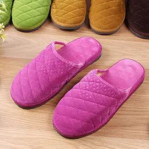 누빔 PG864739 슬리퍼 겨울실내화 손님용실내화 사무실슬리퍼