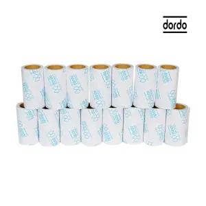 테이프크리너 도르도 천연펄프 100통통리필15개 테이프크리너 먼지제거 청소 돌돌이