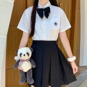 ToB 화이트 포켓 반팔셔츠 블라우스 세라복 교복세트 교복
