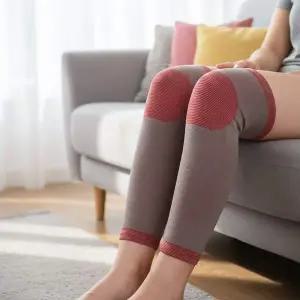 [콩심팥심]바디온 롱 무릎 보온 보호대 겨울 방한 다리 워머 겨