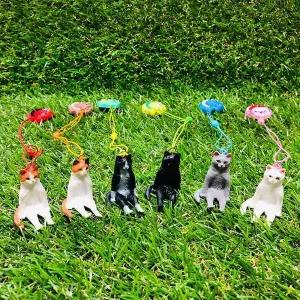 [셀러에이드]ToB 묘한행운냥 도넛링 골프티걸이 4개 고양이 티꽂이 캐릭터골프티