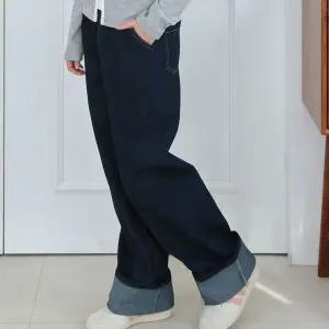 [보리보리/모데쯔]주니어  봄 롤업 데님 청바지 초등학생 10대 등교 새학기