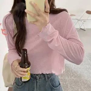 TBZ 요가복 데일리 디자인 캐주얼 스타일 셔링 크롭