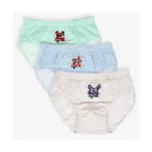 매장정품 PREMIERFAM 헬로카봇 남아용 삼각 팬티 3매세트_1