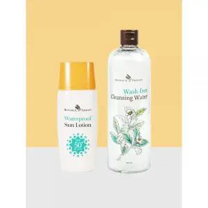 보타니컬테라피 베이비 물놀이 썬케어 2종(워터프루프 썬로션+대용량 클렌징워터)