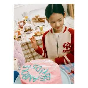 매장정품 [빈폴키즈]바서티 풀집업 아우터형 니트 가디건 카디건 레드(BI4X5AU016) 244217