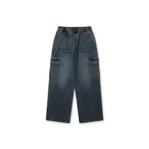 [백화점 홈쇼핑 정품] 폴햄 키즈 여아) 와이드핏 카고 데님 팬츠PKG1DP2716