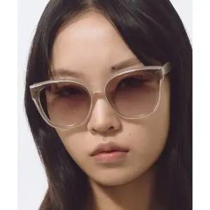 매장정품 HANGLE EYEWEAR 뉴트로 오버사이즈 선글라스 라이트 베이지