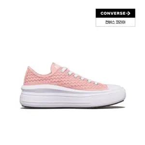 백화점 컨버스 척테일러 올스타 무브 플랫폼 크로셰 핑크 페이즈 A08740C