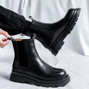 남성부츠 FFV603X8 시크 블랙 청키 아웃솔 첼시부츠 워커부츠