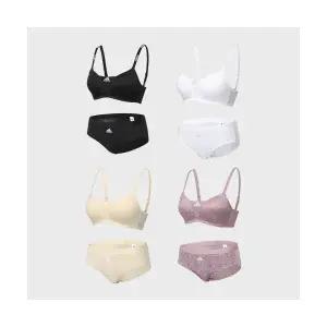 아디다스 ADIDAS UNDERWEAR [4SET] 퍼포먼스 에어로 퍼펙트 모션핏 브라팬티 AOFYBBO01 150263