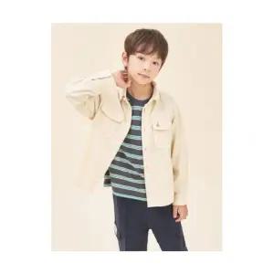 빈폴 키즈 BEANPOLE KIDS 루즈핏 피그먼트 아우터형 데님 셔츠 옐로우 (BI5864U05E) BI5864U05E 113901