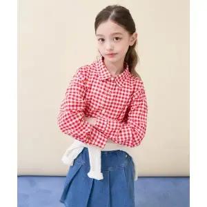 빈폴 키즈 BEANPOLE KIDS 스몰 깅엄 체크 셔츠 레드 (BI6164U066) BI6164U066 113042
