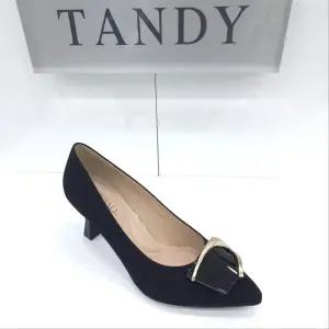 [탠디]여성 구두 7cm 사각장식 펌프스힐 1RT2T6S008_SH