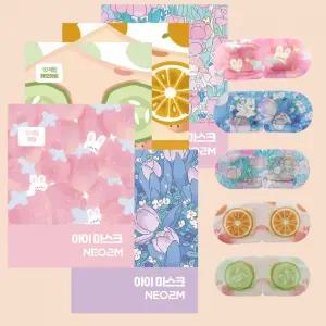 NEO2M 스팀 온열 안대 아이마스크 눈 온찜질 수면안대 마스크팩 1SET 10매