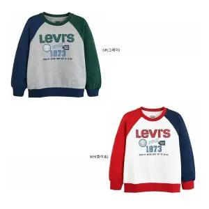 매장정품 LEVI'S 리바이스 리바이스키즈 V261SW108P, V261SW308P - LVC라글란풀오버맨투맨 1072303