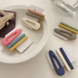 [셀러에이드]앞머리 옆머리 스트레이트 헤어핀 헤어클립 집게형 머리 고정핀