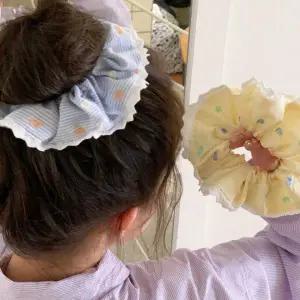 [콩심팥심]당고 스타일 헤어 스크런치 곱창 머리끈 고무줄 밴드 슈슈