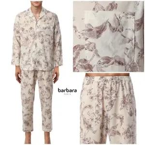 바바라슈즈 바바라 언더웨어 아사면 플라워 프린트 긴팔 남성잠옷AMP4594B
