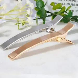 [셀러에이드]메탈 무광 빅 헤어 집게핀 반묶음 올림머리 고정 핀 악세사리