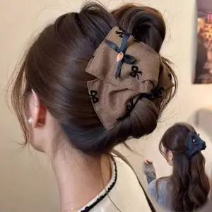 [콩심팥심]패브릭 빅 집게핀 올림머리 헤어 집게 악세사리 대형 왕핀 헤어클립