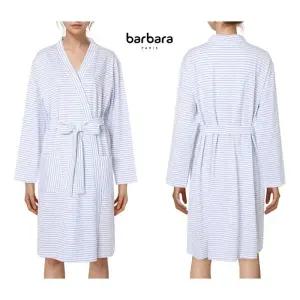 바바라슈즈 언더웨어 순면 스트라이프 여성 로브가운AGW4597R