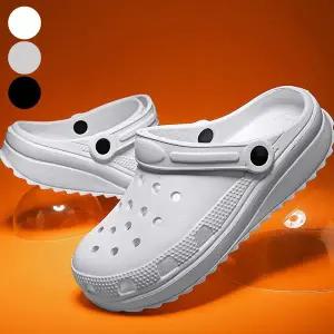 여름 QHU248D1 데일리 외출 통굽 샌들 발편한 슬리퍼 EVA 뮬