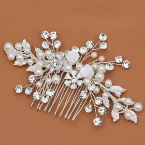 웨딩용 전통 한복 머리장식 코사지 뒤꽂이 헤어핀 결혼식 액세서리