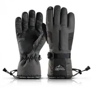 [셀러에이드]방수 기능 방풍 터치 가죽 겨울용 방한 장갑