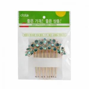 블루 헤어핀 머리장식 여성 뒤머리 꽂이 액세서리 헤어꾸미기